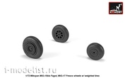 AW72054 Armory 1/72 Wheel add-on Kit for MiG-15bis Fago (late) / MiG-17 Fresco with weighted tires
