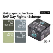 02.409 Jim Scale Набор красок “RAF Day Fighter Scheme”