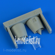 QB72 616 Quickboost 1/72 Addition to Mirage F. 1B air intakes