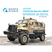QD35096 Quinta Studio 1/35 3D Cabin Interior Decal M1224 MaxxPro MRAP (Kinetic)
