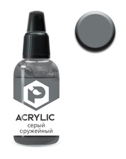 F57 Pacific88 Краска акриловая Оружейный серый (Gunmetal grey) Объем: 10 мл.
