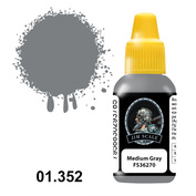 01.352 Jim Scale Acrylic paint for airbrush color Medium Gray (FS36270), 20 ml.
