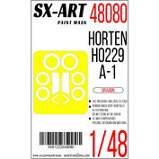 48080 SX-Art 1/48 Окрасочная маска Horten Ho229A-1 (Dragon)