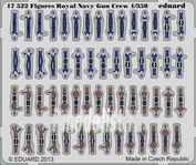 Eduard 17522 1/350 photo etched parts for Figures Royal Navy Gun Crew S. A. 1/350 3D