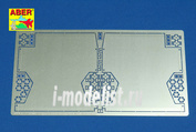16 007 Aber 1/16 photo etched parts for Exhaust covers for Tiger I, Ausf.E-Early/Late version
