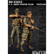 B6-35022 Bravo 1/35 U.S. Army Sniper Team, Vietnam / Снайперская команда армии США, Вьетнам