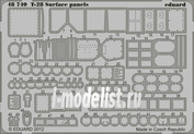 48740 Eduard 1/48 Фототравление T-28 surface panels S.A.