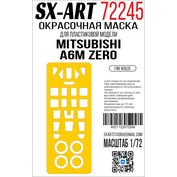 72245 SX-Art 1/72 Окрасочная маска Mitsubishi A6M Zero (Fine Molds)