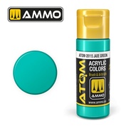 ATOM20115 Ammo Mig Акриловая краска ATOM COLOR Нефритово-зелёный / Jade Green