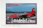144115-5 Восточный Экспресс 1/144 Пассажирский самолет Fokker F-27-200 NorthWest