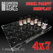 2022 Green Stuff World Дисплей для красок 30 мл (4x7) / Paint Display 30ml (4x7)