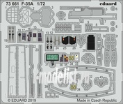 73661 Eduard 1/72 photo etched parts for F-35A