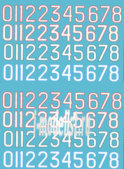 72001 ColibriDecals 1/72 Decal for La-5/7 - board numbers
