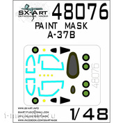 48076 SX-Art 1/48 Paint Mask A-37B Dragonfly (Trumpeter)