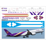 350900-08 PasDecals 1/144 Decal for A350-900 THAI Airliner