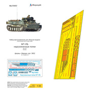 035637 Микродизайн 1/35 Набор фототравления надгусеничных полок МТ-ЛБ (Звезда)