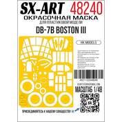 48240 SX-Art 1/48 Окрасочная маска DB-7B Boston III (HK Models)