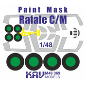 M48 069 KAV models 1/48 Paint mask for Rafale C/M (Revell)