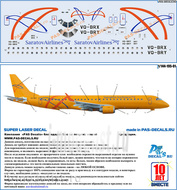 195-02 PasDecals 1/144 Декаль на Embraer E195 АК Саравиа