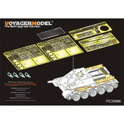 PE35886 Voyager Model 1/35 Базовое фототравление для SU-122 (для MINIART 35175/35181)	