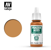 70303 Vallejo acrylic Paint `Panzer Aces` Yellowish rust / Yellowish Rust