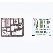 3DL48050 Eduard 1/48 3D декаль для A6M2 SPACE