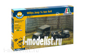 7506 Italeri 1/72 WILLYS JEEP 1/4 TON 4X4 quick Assembly