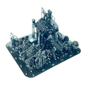 KL350060 Kraft Lab 1/35 Двигатель и трансмиссия З&Л