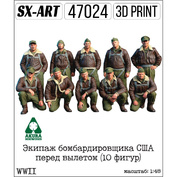 47024 SX-Art 1/48 Канистра для топлива USA (10 шт)