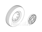 Q 48097 CMK 1/48 Набор дополнений  F4U Corsair wheels with plain disc,diamond design