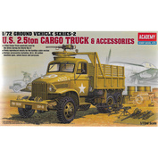 13402 Academy 1/72 U.S. 2,5 ton Cargo Truck and accessories
