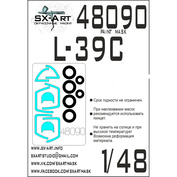 48090 SX-Art 1/48 Paint Mask L-39C (Trumpeter)