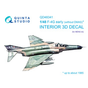 QD48341 Quinta Studio 1/48 3D Декаль интерьера кабины F-4G early (Meng)