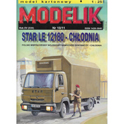 MD10/11 Modelik 1/25 Современный польский грузовик STAR LE 12180 Chłodnia