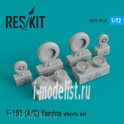 RS72-0112 RESKIT 1/72 F-101 (A/C) Voodoo Смоляные колеса