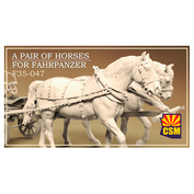 F35-047 Copper State Models 1/35 Пара лошадей для Fahrpanzer