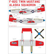 UR72136 UpRise 1/72 Декали для F-82G Twin Mustang Alaska + маски