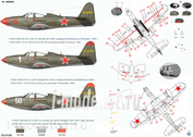 48020 ColibriDecals 1/48 Декаль для P-63C-5 Kingkobra in USSR