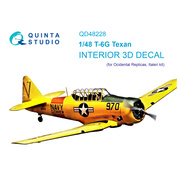 QD48228 Quinta Studio 1/48 3D Декаль интерьера кабины T-6G (Italeri)