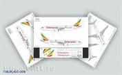 738MAX-008 Ascensio 1/144 Декаль на самолёт Боеiнг 737-8 MAX (Ethiopian)