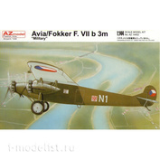 14402 AZmodel 1/144 Самолет Fokker F.VIIB 3M Military