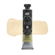 AKAD002 AK Interactive Акриловая краска ARTISTIC DENSE в тюбике - Кремовый / OFF WHITE – ARTISTIC DENSE ACRYLIC COLOR
