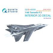 QDS+48058 Quinta Studio 1/72 3D Декаль интерьера для Tornado F.3 (Revell) (малая версия) (с 3D-печатными деталями)