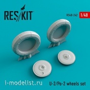 RS48-0242 RESKIT 1/48 Смоляные колеса для У-2/По-2