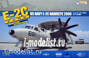 K48016 Kinetic 1/48 Американский палубный самолёт дальнего радиолокационного обнаружения и управления (ДРЛОиУ) E-2C Hawkeye 2000 (US Navy)