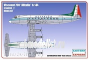 144138-2 Восточный экспресс 1/144 Гражданский авиалайнер Viscount 700 ALITALIA