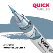 AKMQ034 AK Interactive Маркер QUICK MARKER - Сине-серый / Wolf Blue Grey