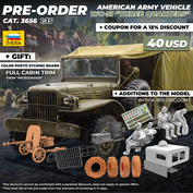 3656 Zvezda 1/35 American Army Car Dodge WC-51