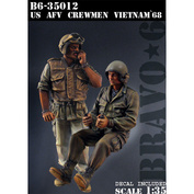 B6-35012 Bravo-6 1/35 U.S. AFV Crewmen, Vietnam'68 / Члены экипажа ВС США, Вьетнам 68-го года