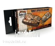 AMIG7106 Ammo Mig RUST EFFECTS COLORS (rust Shade)